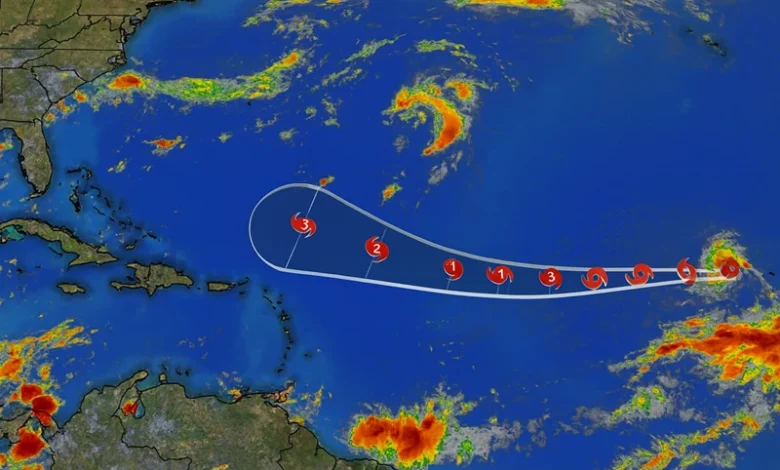 Tropical Storm Erin Tracking