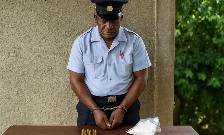 Police in Handcuffs in Dominica Not Real
