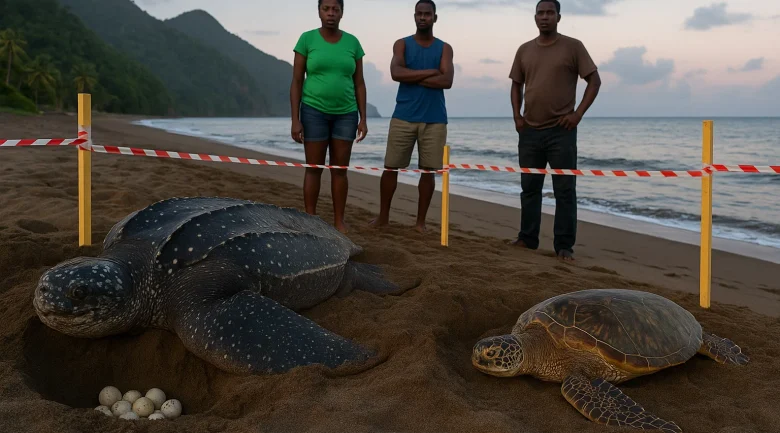 Turtle Nesting in Dominica