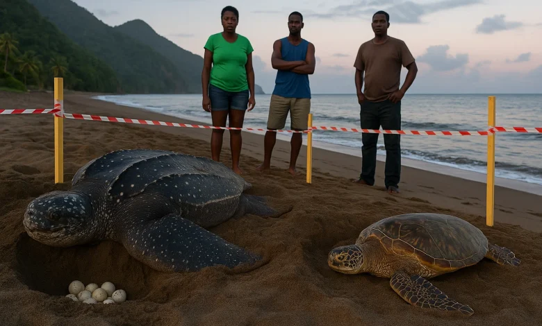 Turtle Nesting in Dominica