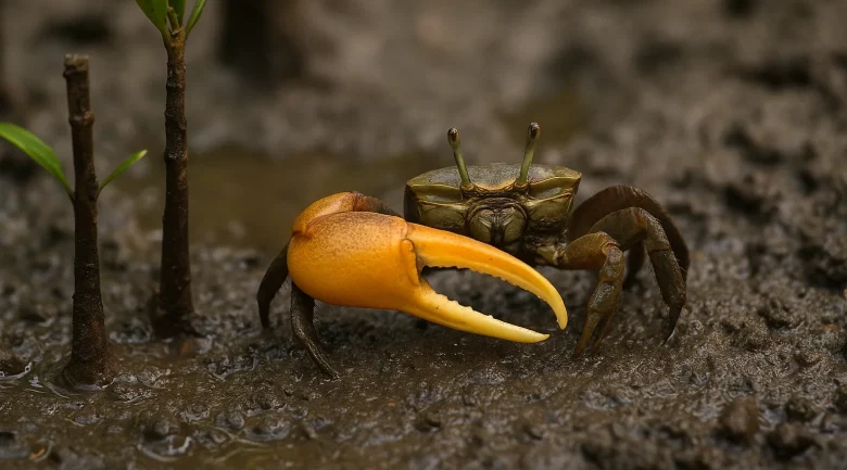 Uca/Minuca Vocator (Atlantic Mangrove Fiddler Crab)