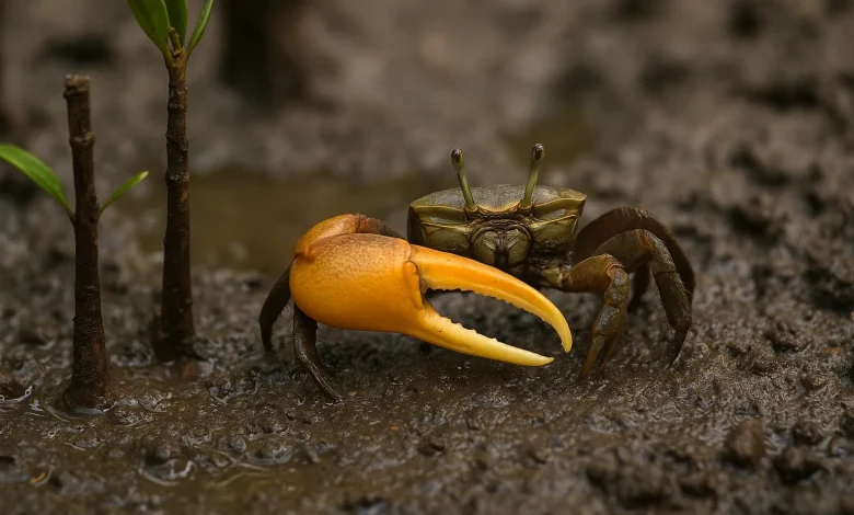 Uca/Minuca Vocator (Atlantic Mangrove Fiddler Crab)