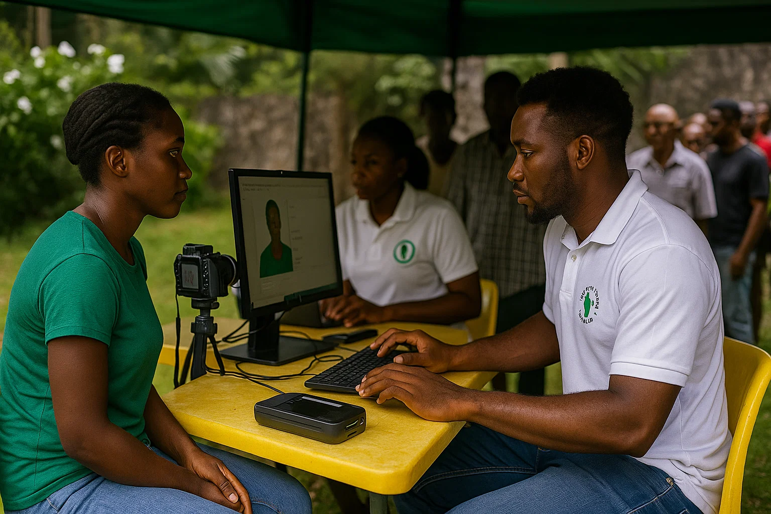 Voter Confirmation Exercise happening in Dominica