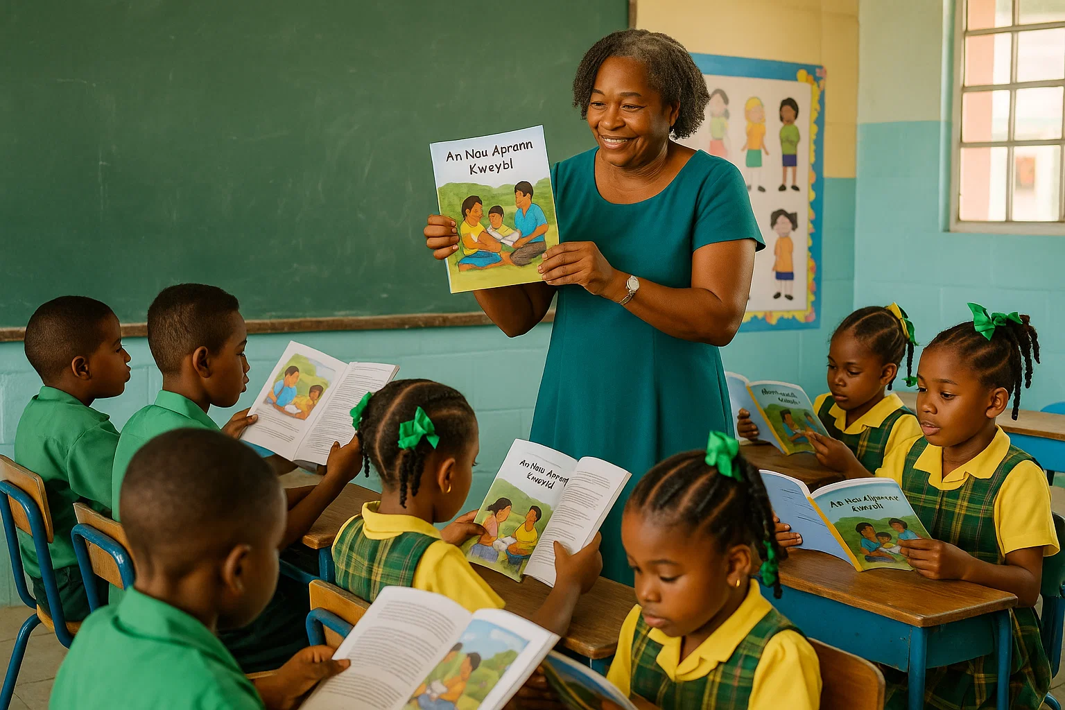 100 Anou Aprann Kwéyòl Books Distributed as Kwéyòl Language Use Grows