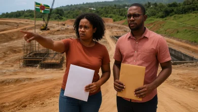 People at Dominica International Airport Site Fake