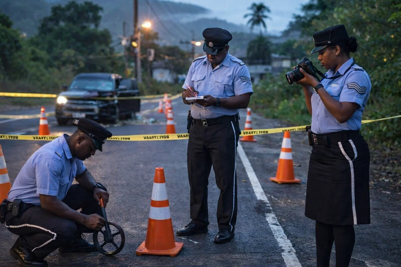 Accident in Grandbay