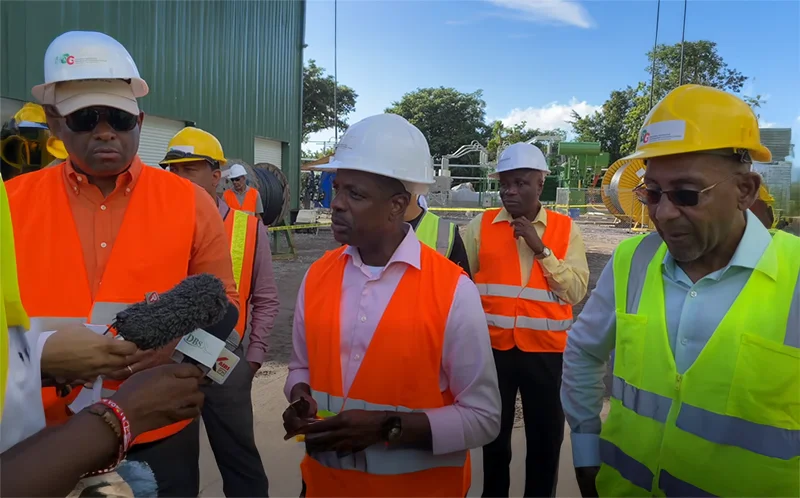 Geothermal Plant Nears Completion as PM and Ministers Tour Site