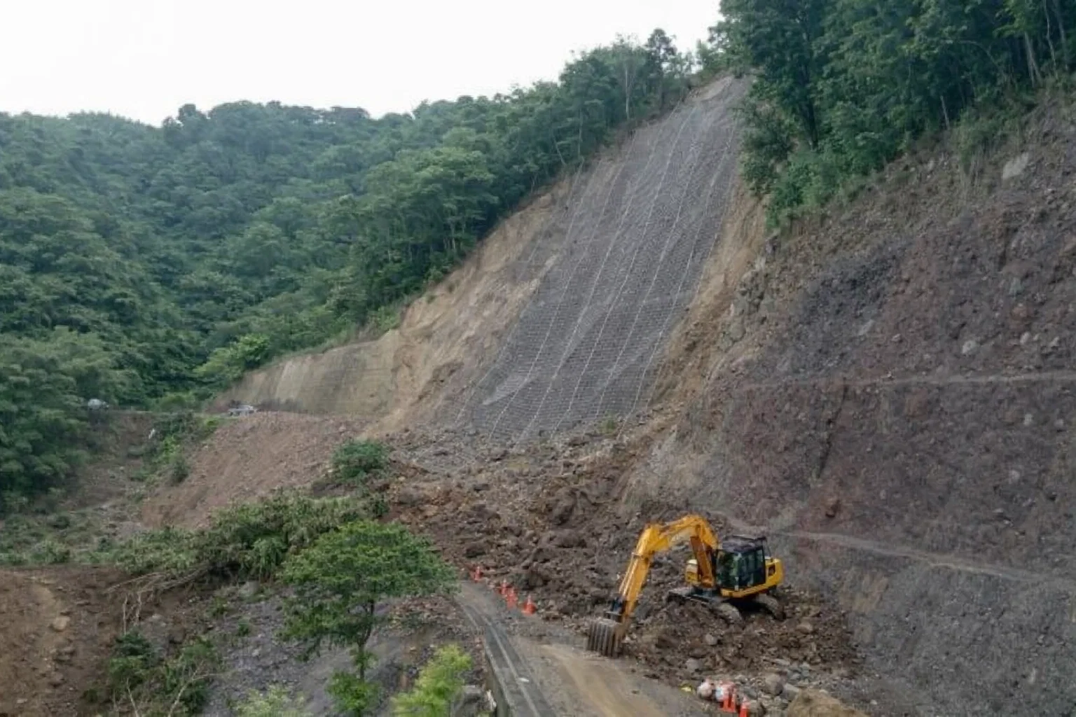 Engineers Say Pichelin Hillside Stable; Drainage and Monitoring Ongoing