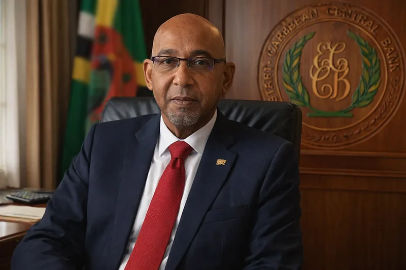 Finance Minister Irving McIntyre