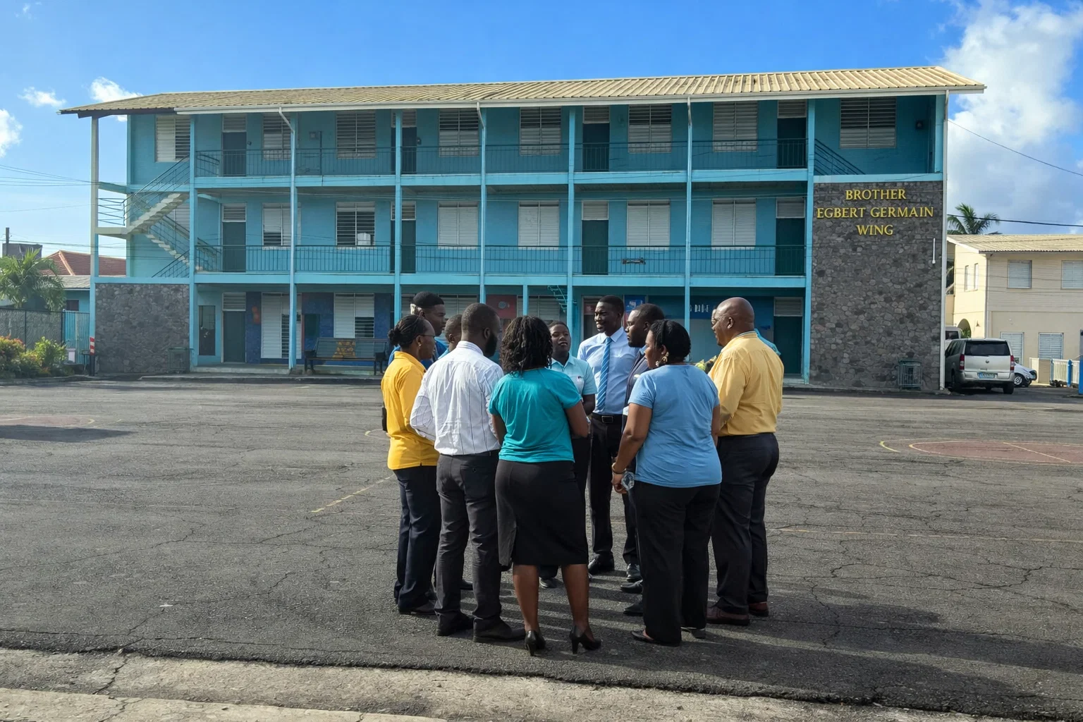 St. Mary’s Academy Teachers Stand in Solidarity in Dominica
