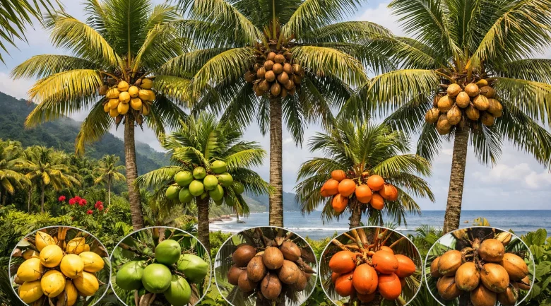 Coconut Palm in Dominica