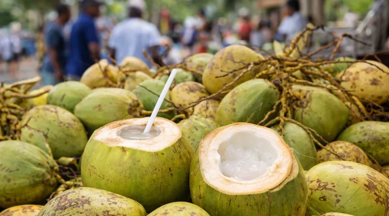 Green Coconut in Dominica