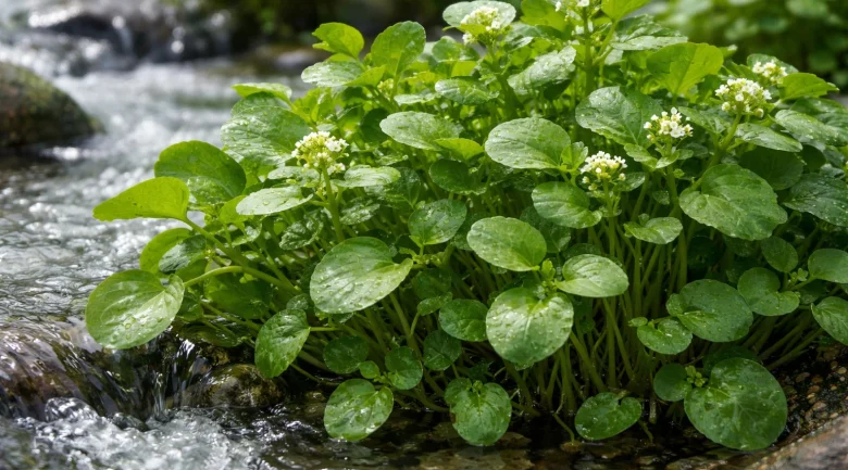 Watercress (Nasturtium officinale)