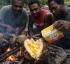 Roasted Breadfruit in Dominica