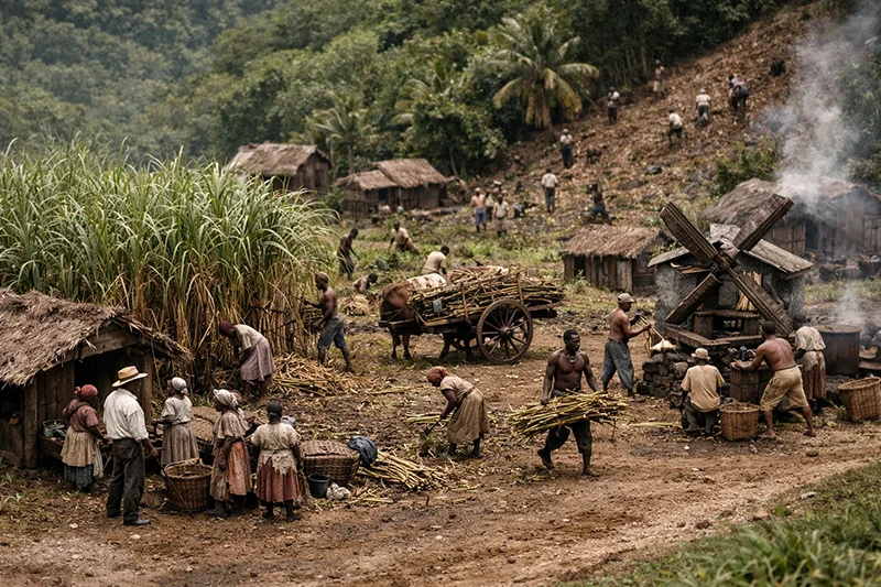 Sugar Plantations in Dominica