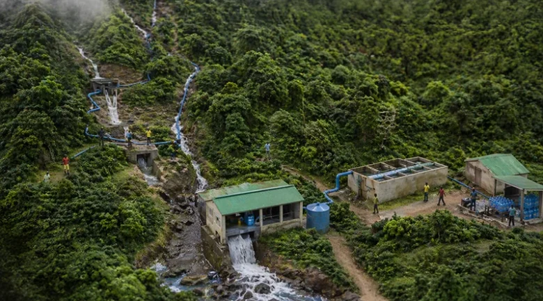 Water Catchments in Dominica