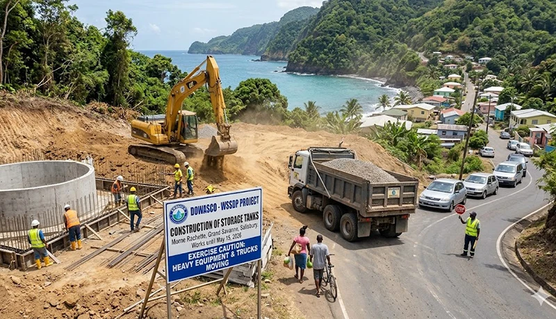 DOWASCO: Storage Tank Construction Underway