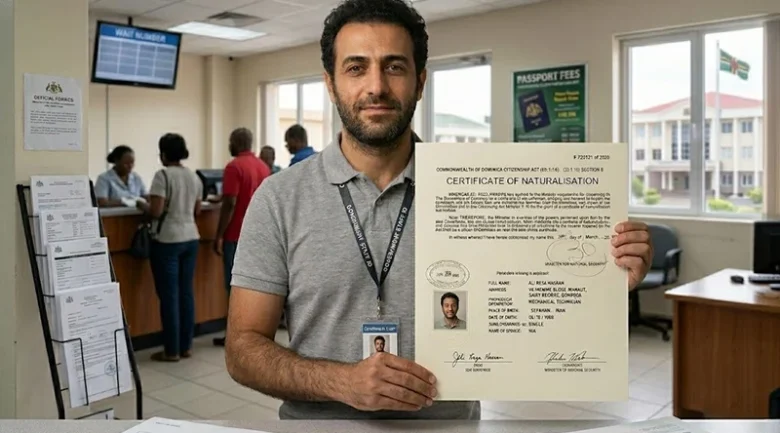 Certificate of Naturalization in Dominica