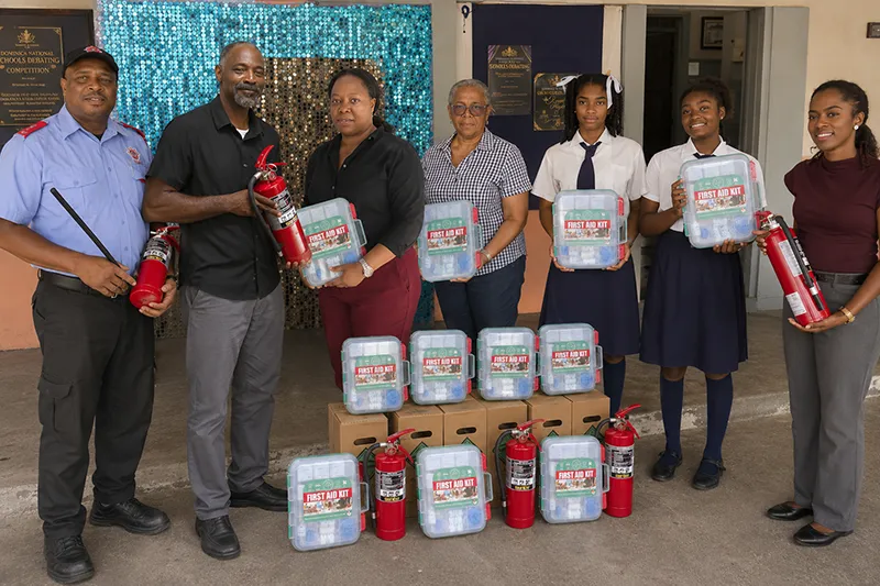 Schools Across Dominica Receive Safety Equipment