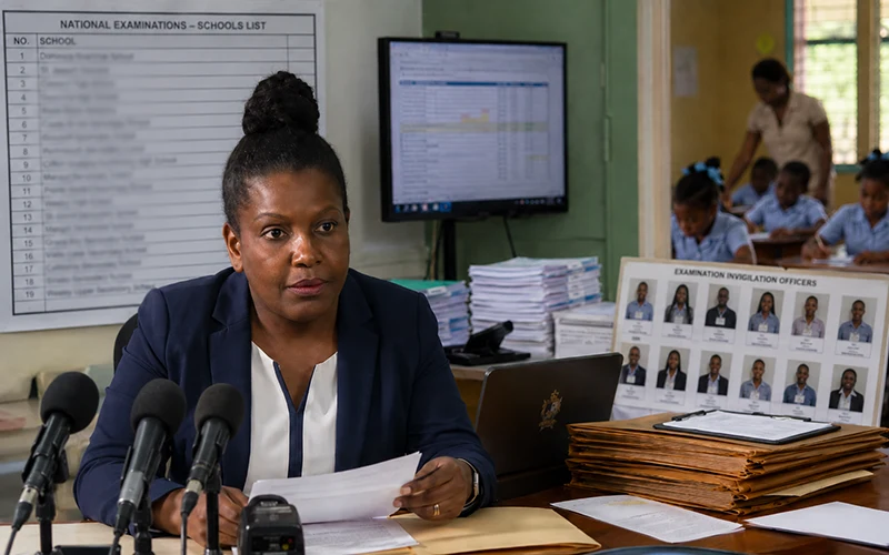 Krisha Robin of the Education Ministry Issues Guidelines Ahead of National Assessment