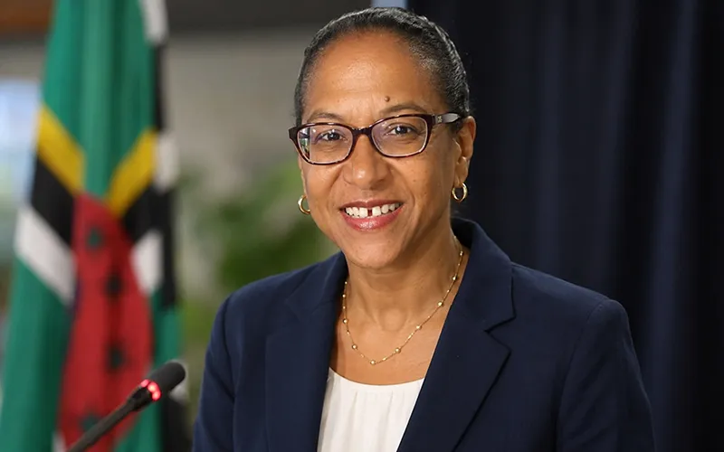 Professional portrait of Juliette Shillingford as a United Workers Party candidate in Dominica