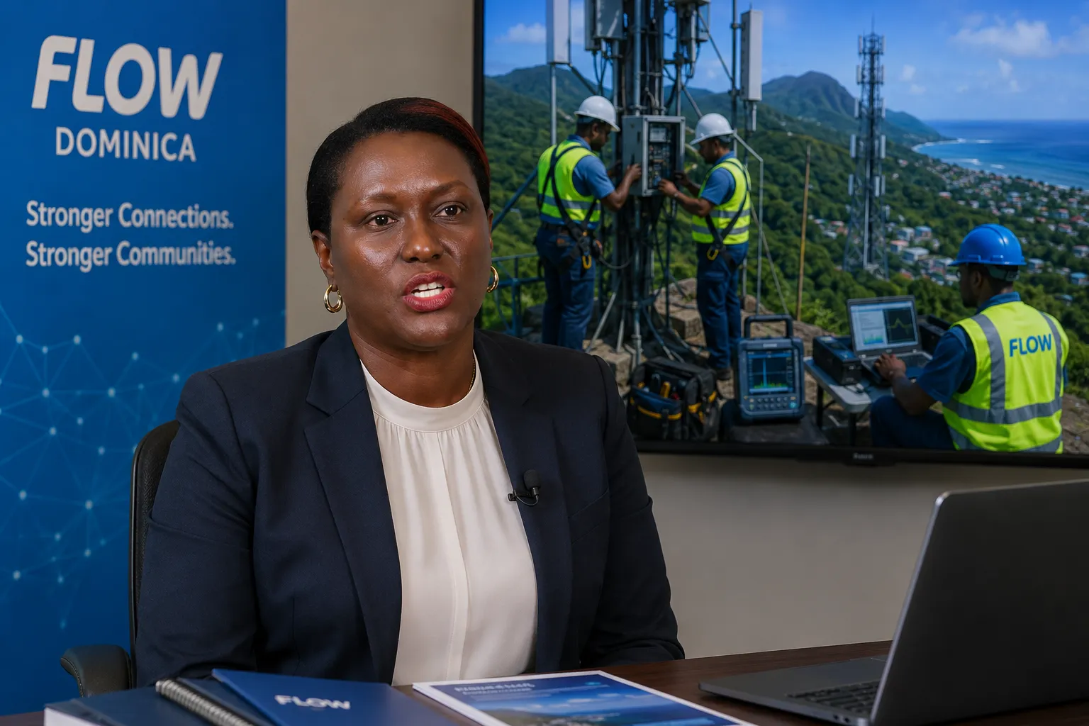 FLOW Country Manager Sharon Jemmott