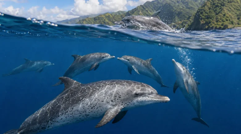 Atlantic Spotted Dolphins in Dominica