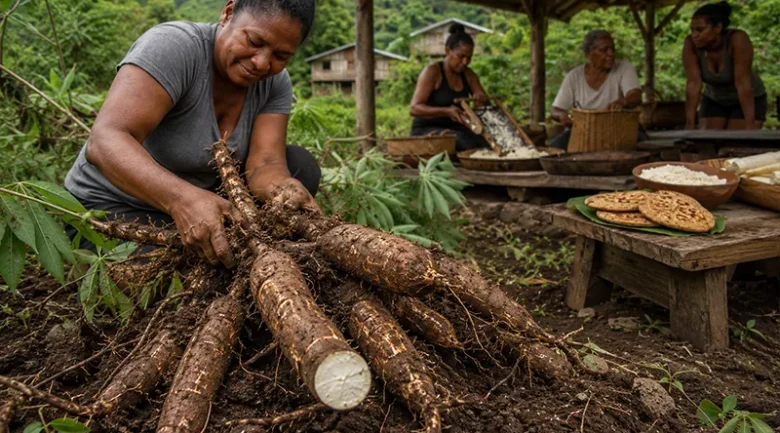 Cassava in Dominica