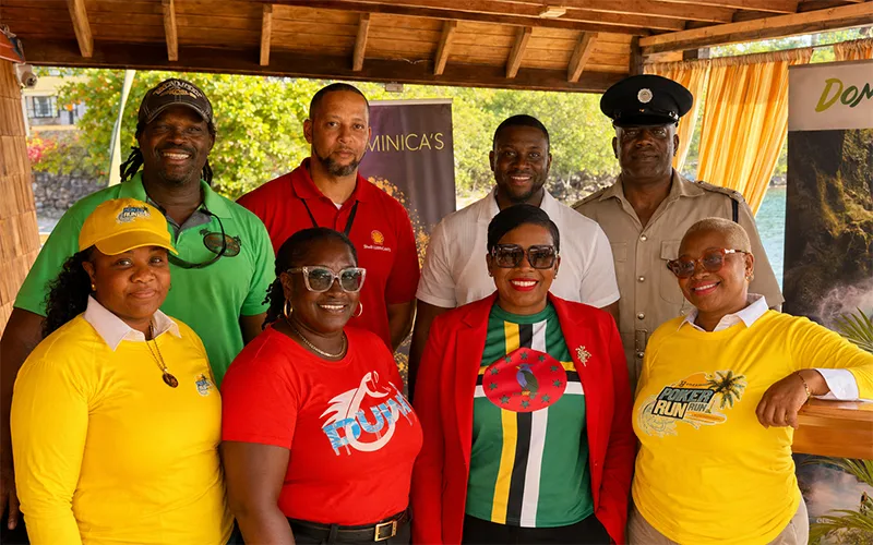 Organizers and Partners at the Dominica Poker Run Launch