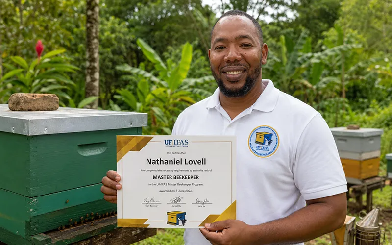 Nathaniel Lovell Earns Master Beekeeper Certification