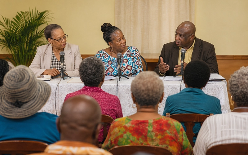 Senior Citizen Panel Discussion in Dominica